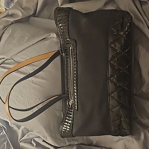 Coach Bag G1176-18676 Leather Shoulder Satchel Tote Purse Black Like New